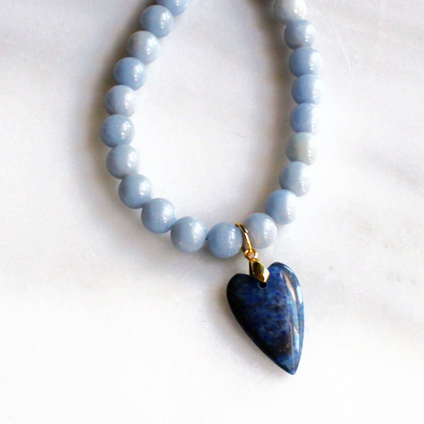 Necklace - Denim Heart
