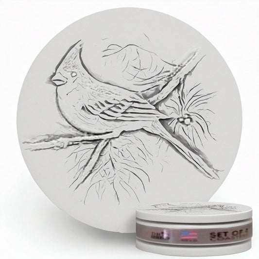 Coaster Set - Cardinal