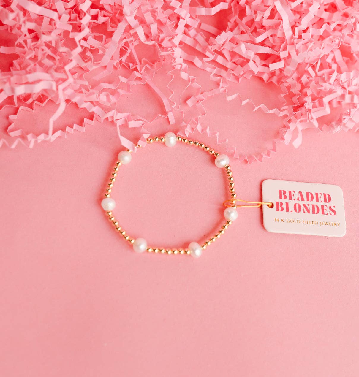 Bracelet - Pearl/Gold Kate