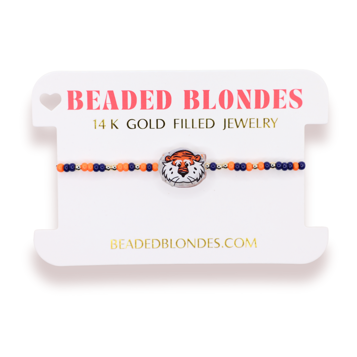 Bracelet - Collegiate+Aubie Mascot