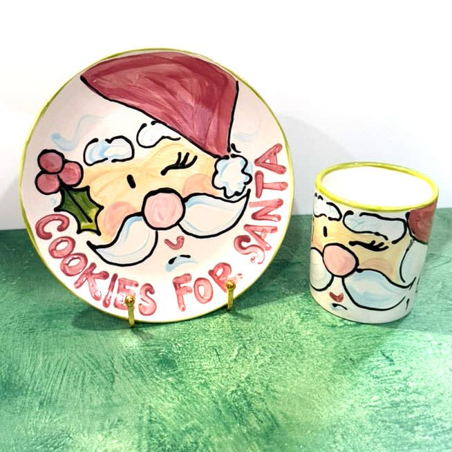 Santa - Cookies & Milk for Santa - Pink