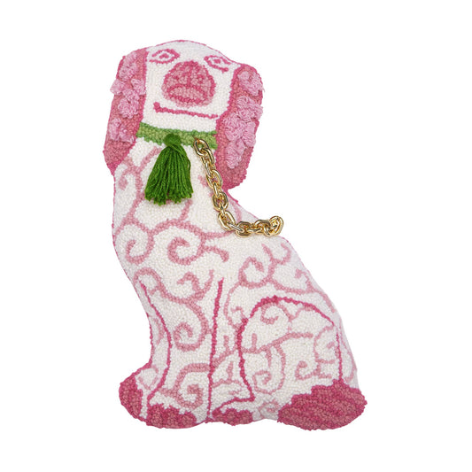 Pillow - Shaped Chinoiserie Dog