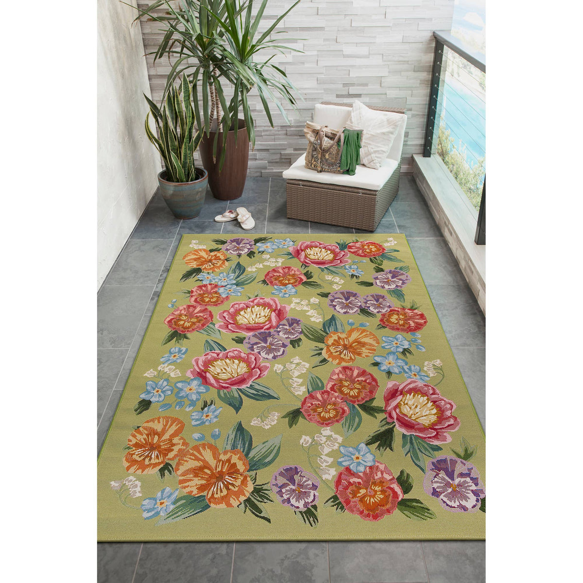 Rug - Indoor/Outdoor - Dream Garden Green (Marina)