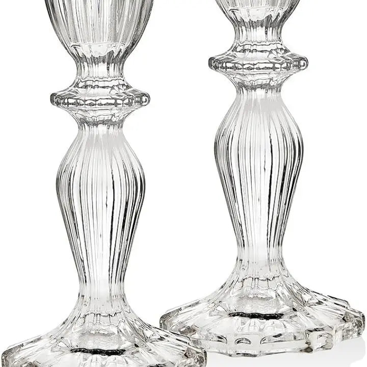 Candlestick Holders - Atlantic - Crystal (pair)