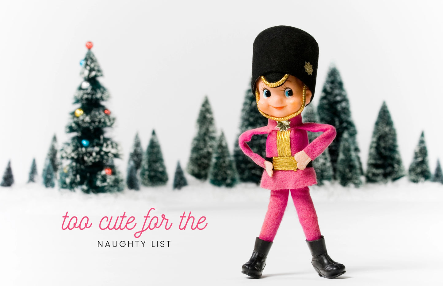 Tray Inserts - Pink Christmas