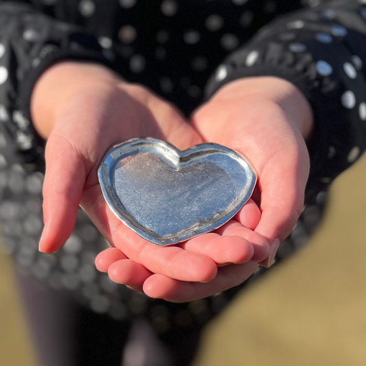 Ring Dish - Pewter Heart