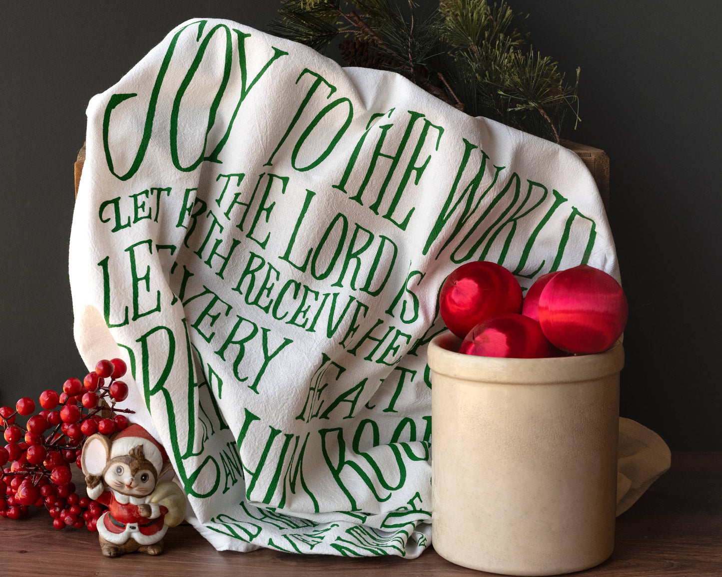 Hymn Tea Towel:  Joy to the World