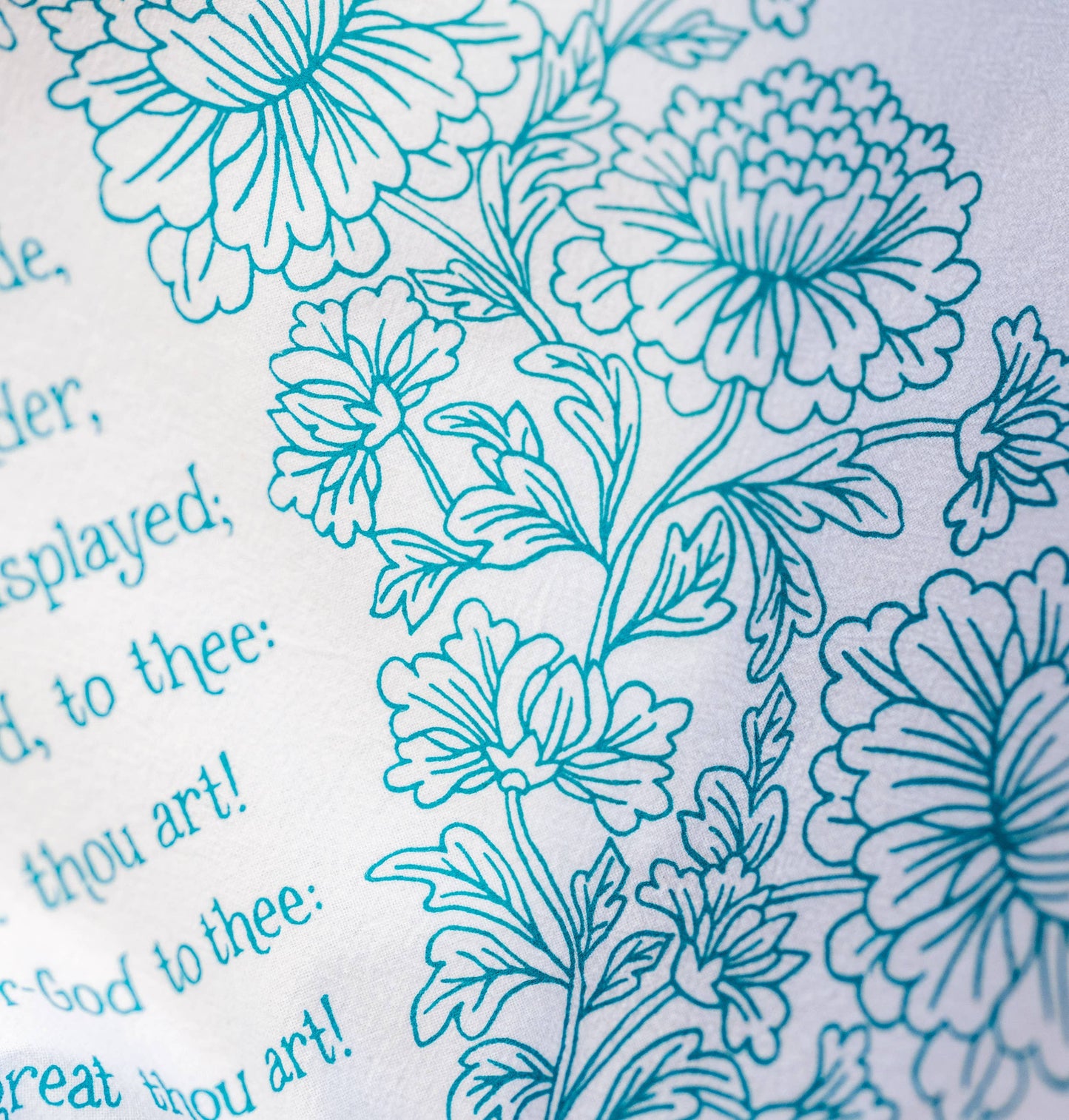 Hymn Tea Towel: How Great Thou Art