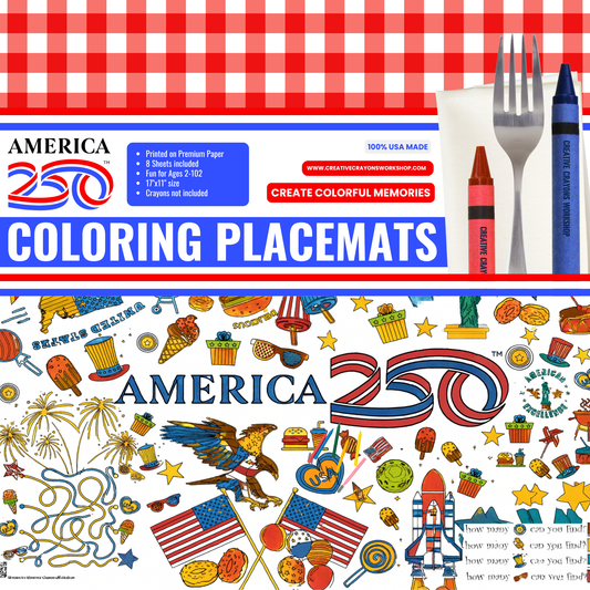Placemats - Coloring - America250™