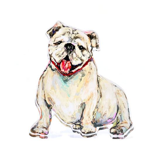 Lauren Dunn bulldog mascot