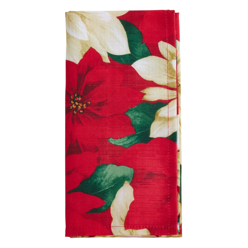 Napkin Set - Poinsettia