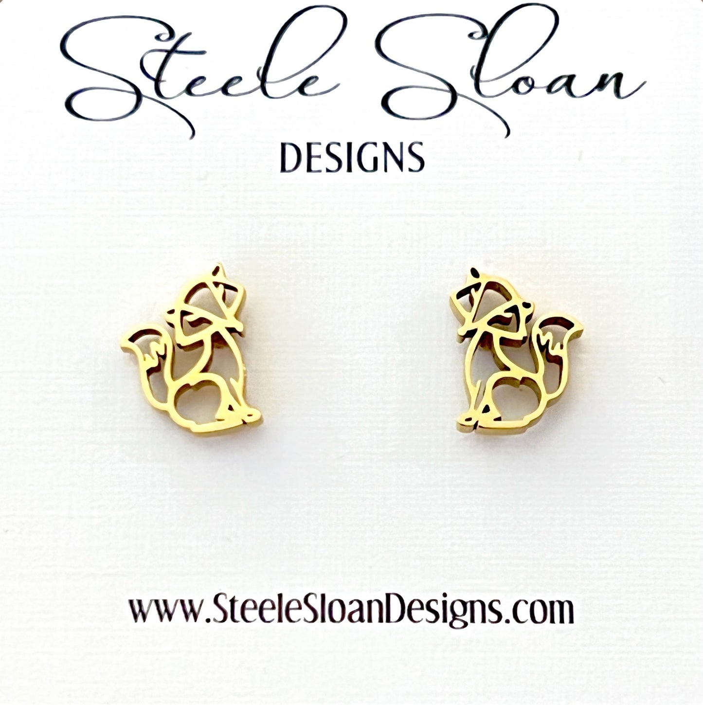 Fox Stud Earrings