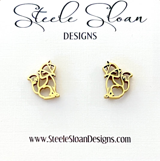 Fox Stud Earrings