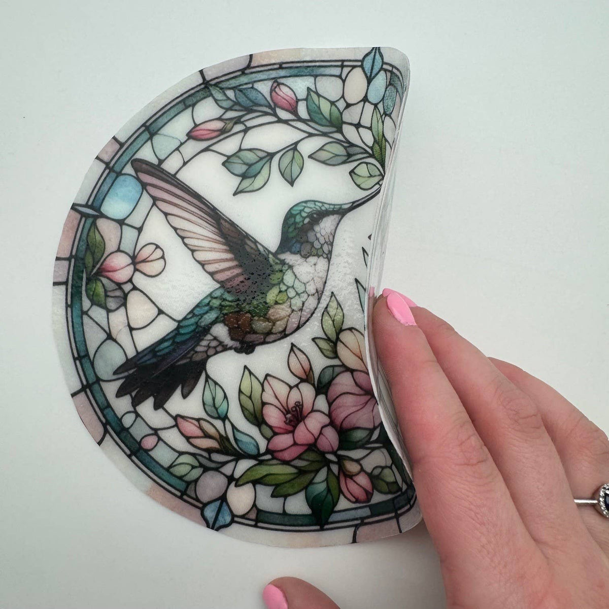 Jar Opener - Hummingbird Stained-Glass