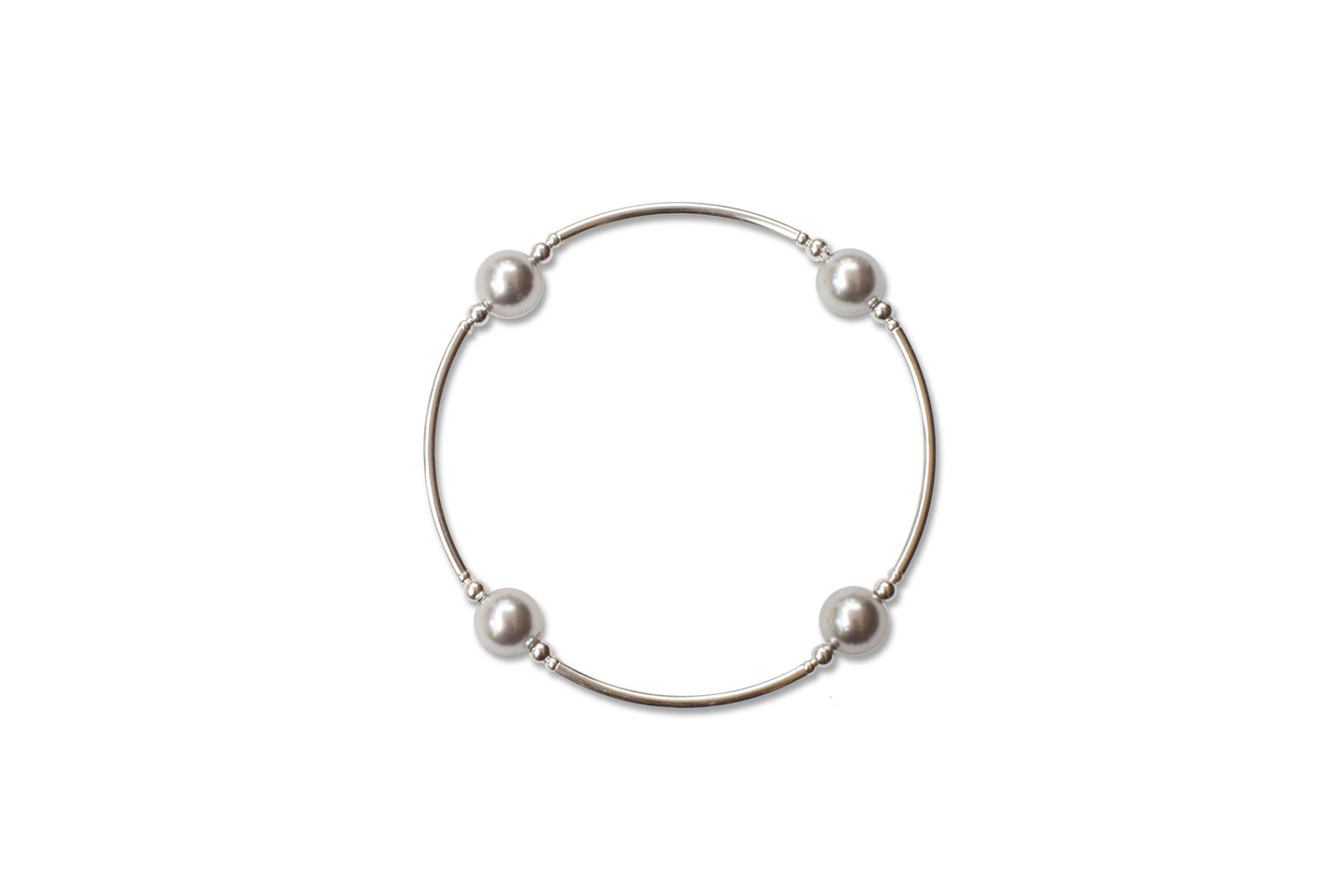 Bracelet - Blessing - 8mm Silver Pearl/Sterling
