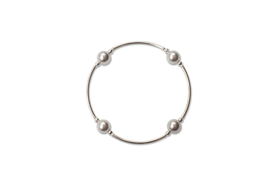 Bracelet - Blessing - 8mm Silver Pearl/Sterling