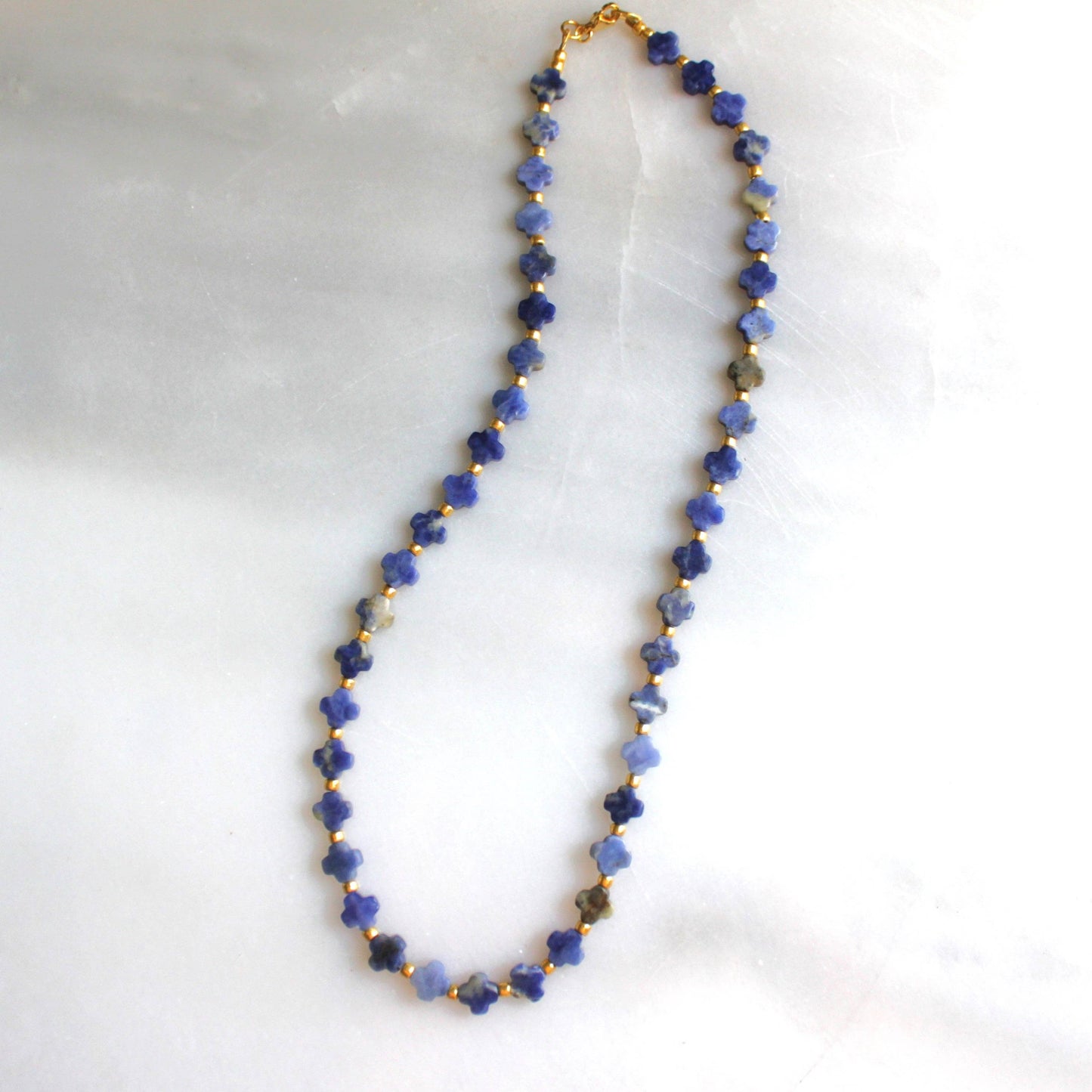 Necklace - Lapis Clover