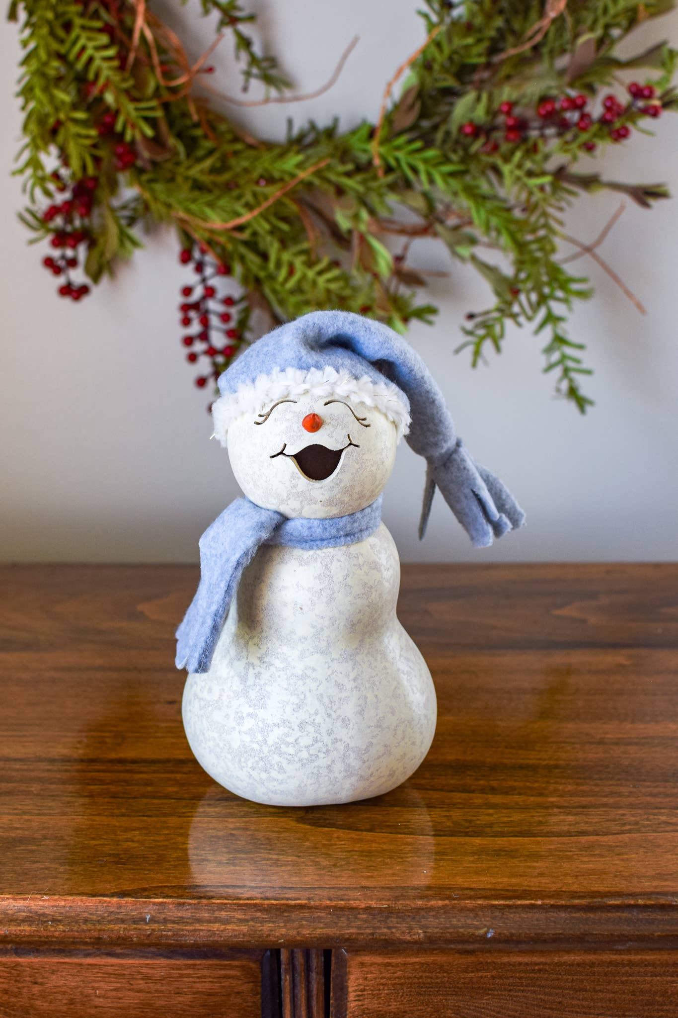 Gourd: Snowman - Mrs. Frostworth