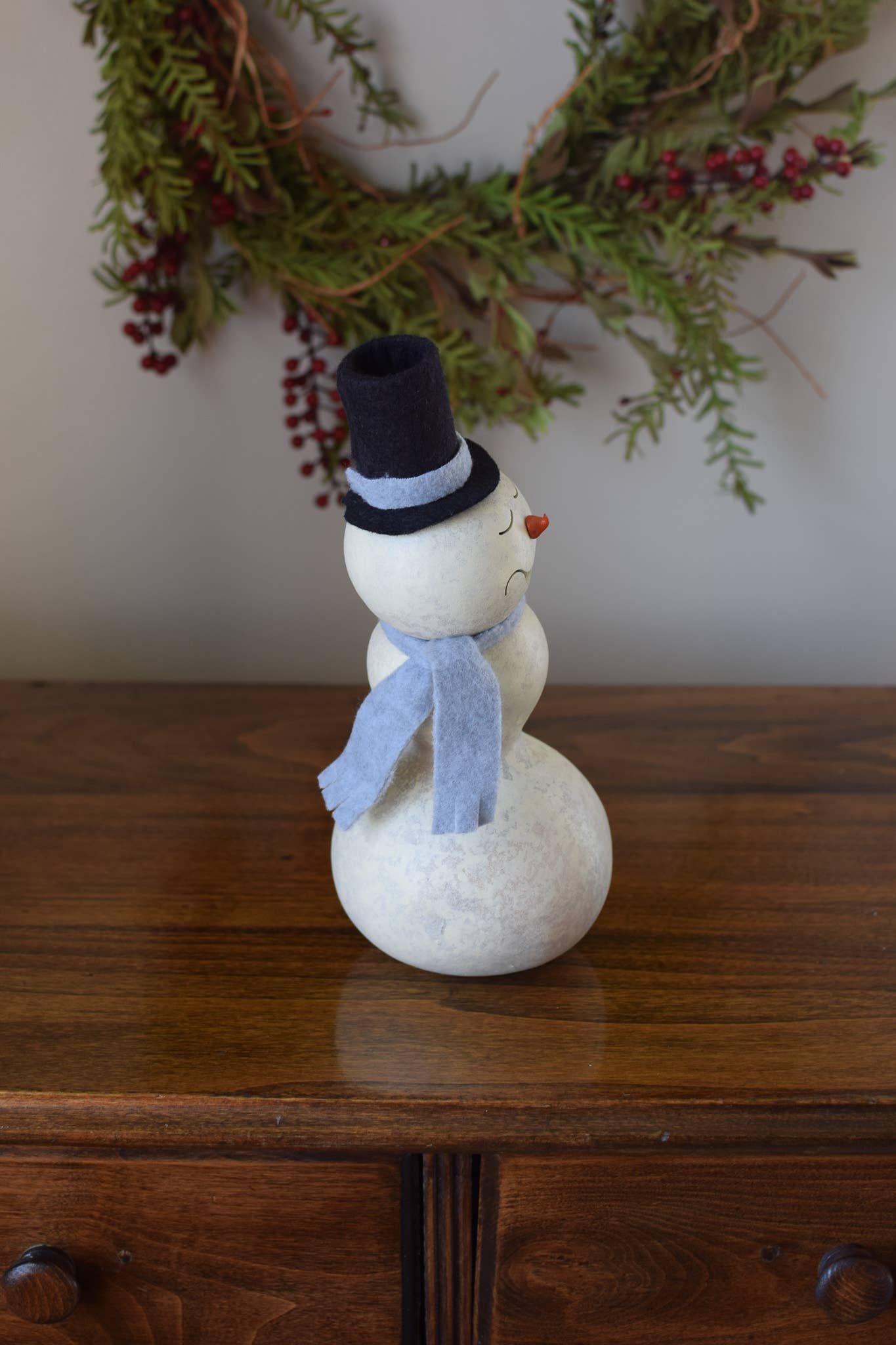 Gourd:  Mr. Frostworth Snowman