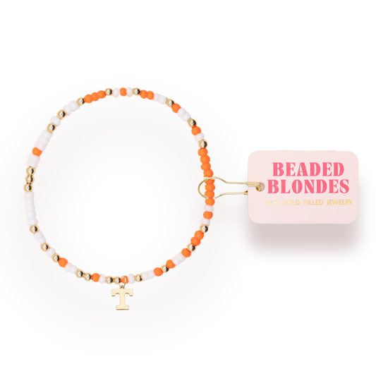 Bracelet - Collegiate+Tennessee Gold Charm