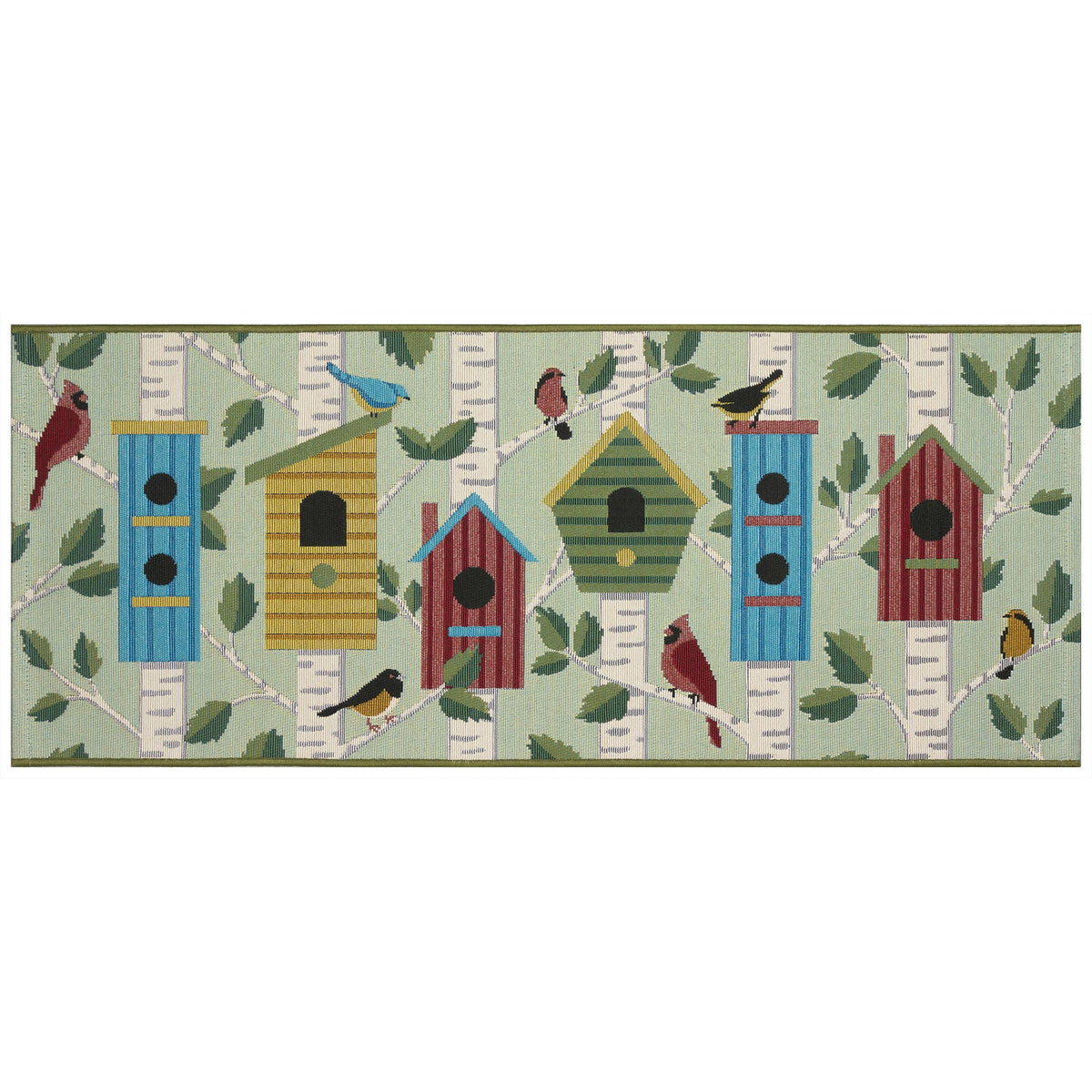 Rug - Indoor/Outdoor - Bird Condos Blue (Esencia)