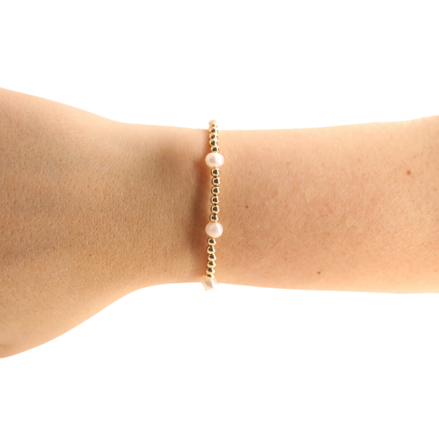 Bracelet - Pearl/Gold Kate
