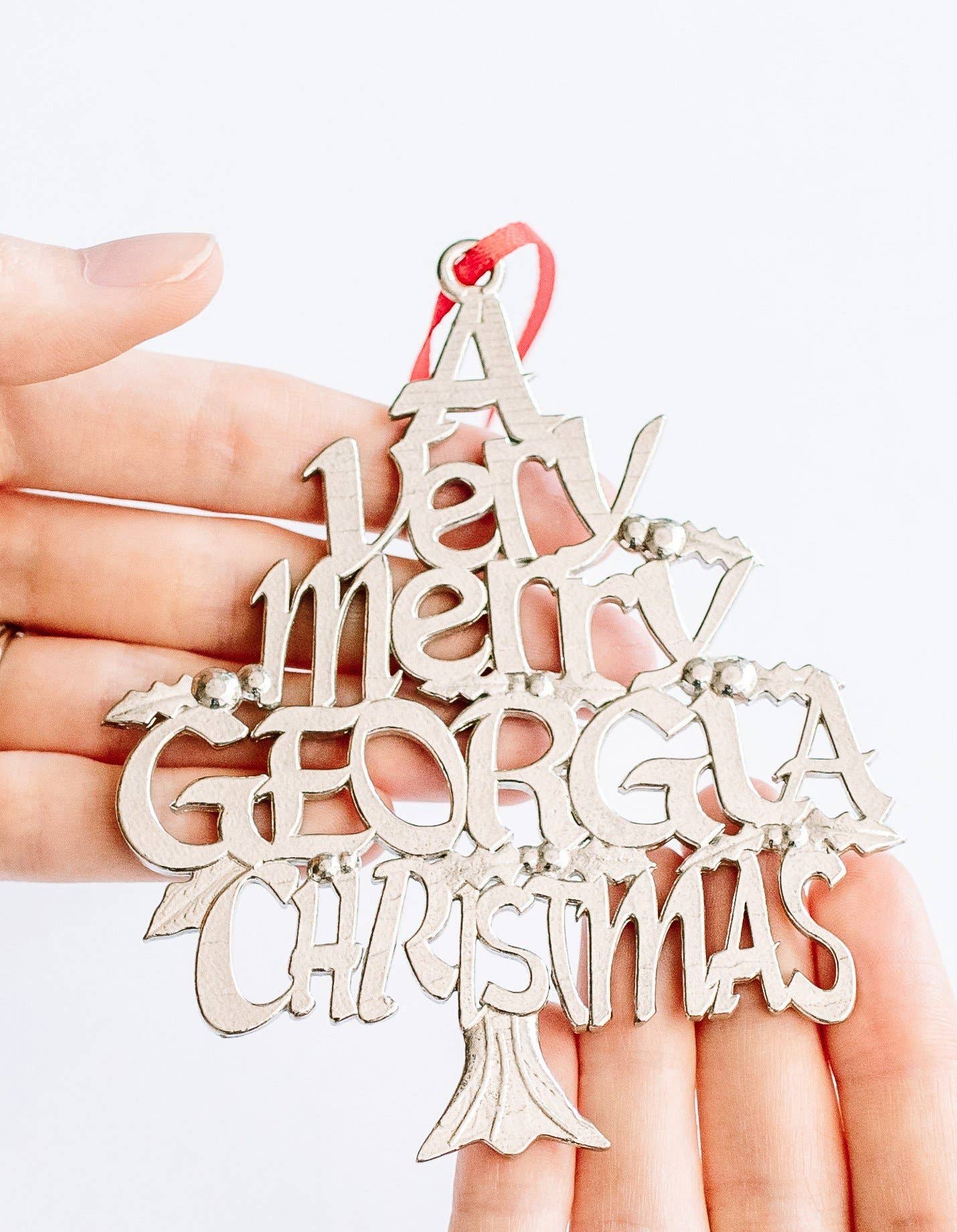 Ornament - Merry Georgia Christmas