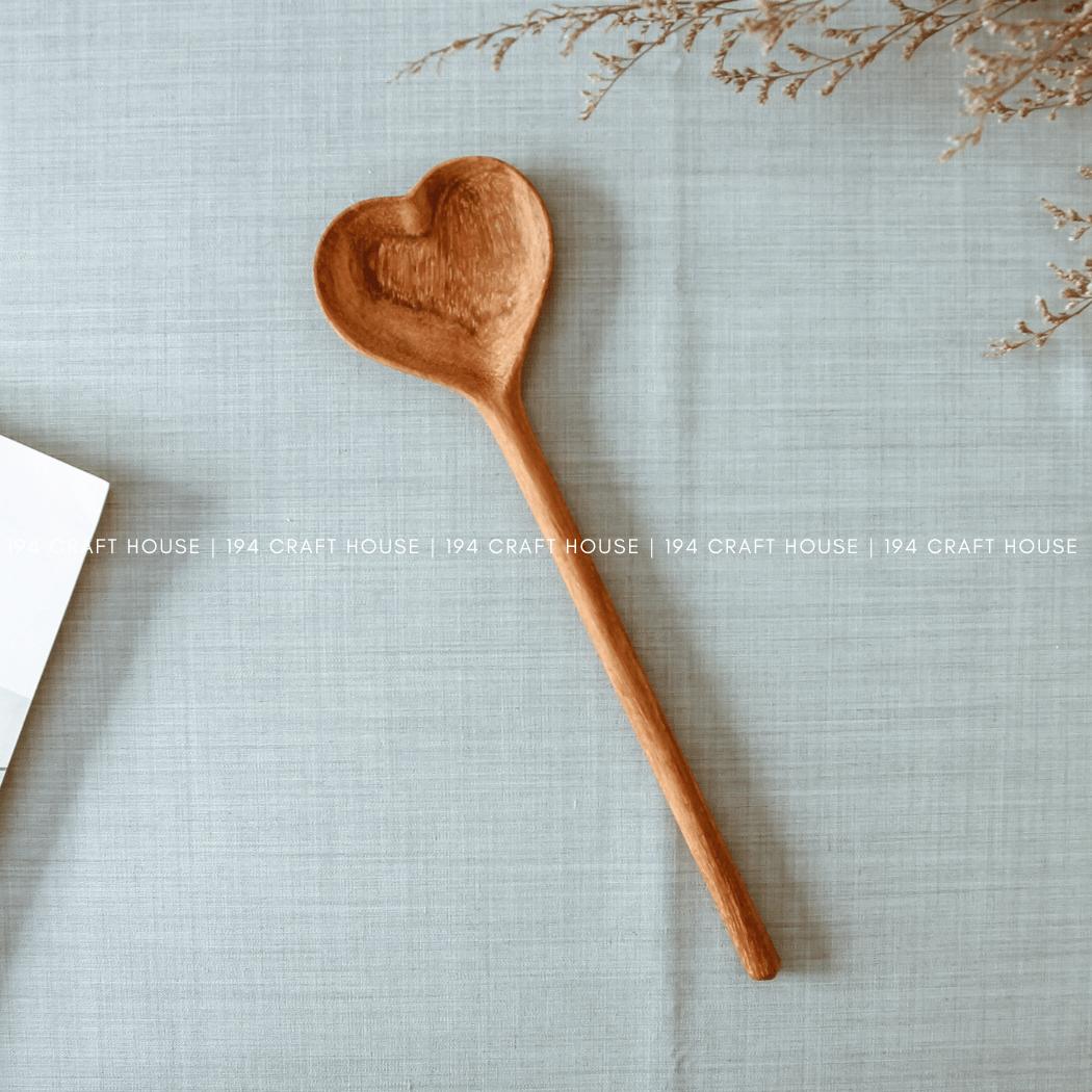 Spoon: Large Wooden Heart