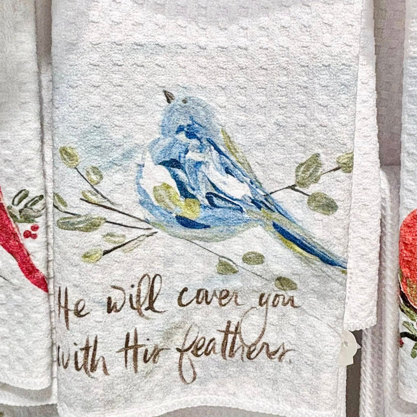 Towel - Bluebird - He will cover you...