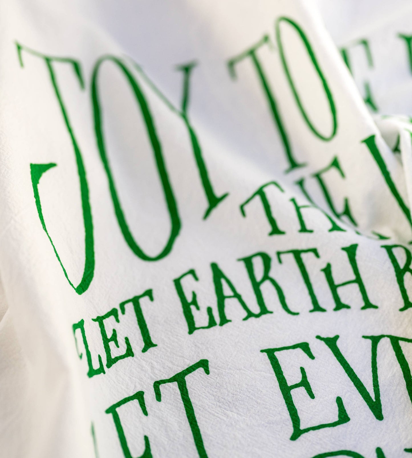 Hymn Tea Towel:  Joy to the World