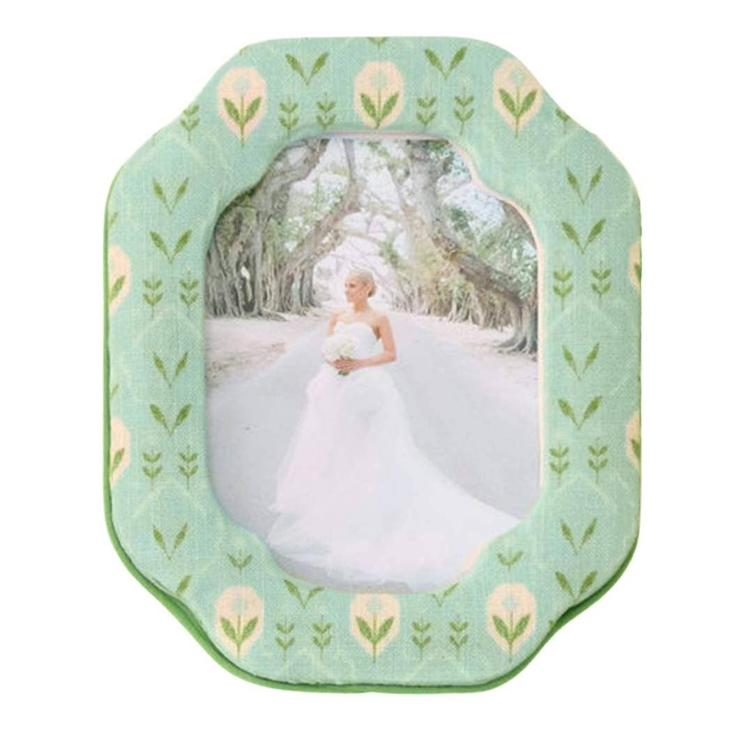 Frame - Blooms in Blue Fabric  by Laura Park Designs