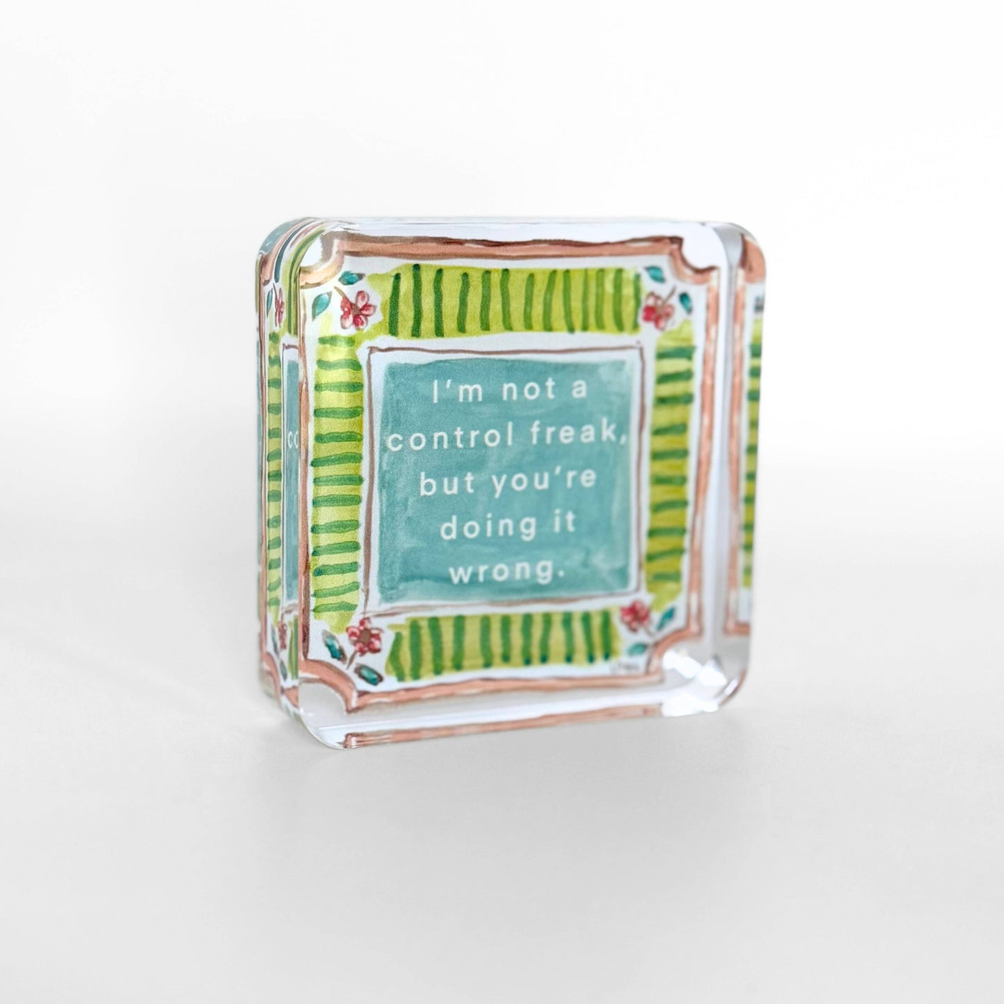 Acrylic Funny Block - Control Freak