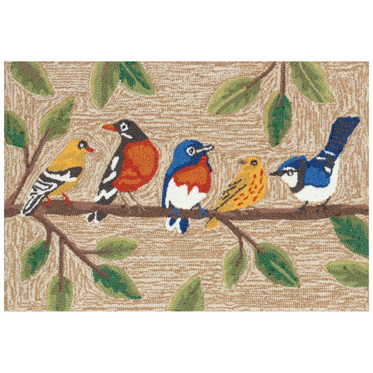 Rug -  Indoor/Outdoor - Birds On Branch Indoor/Outdoor (FrontPorch)