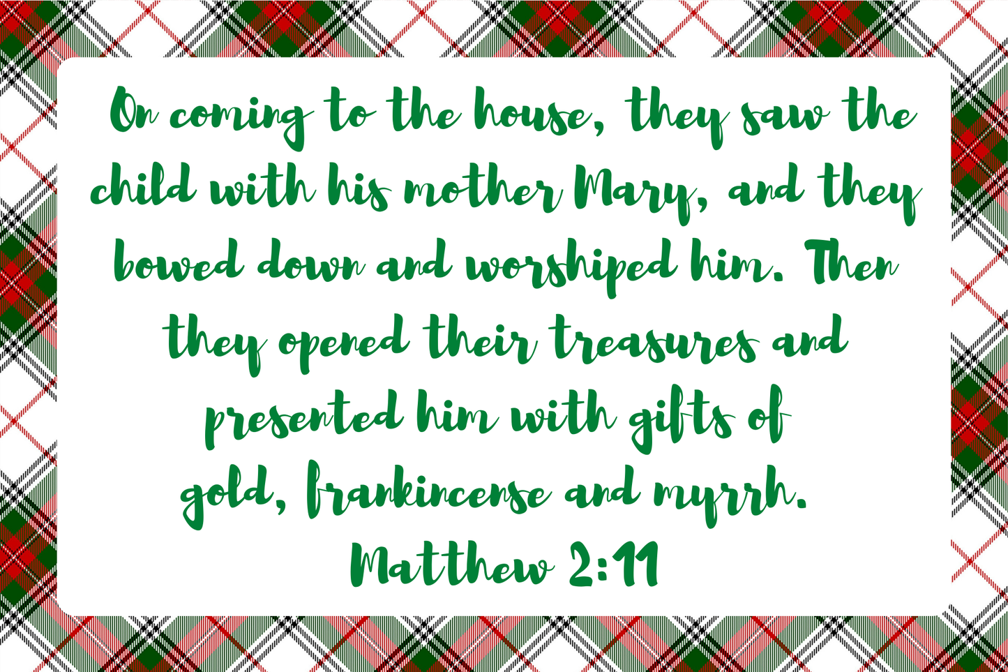Paper Placemats - Advent Scripture