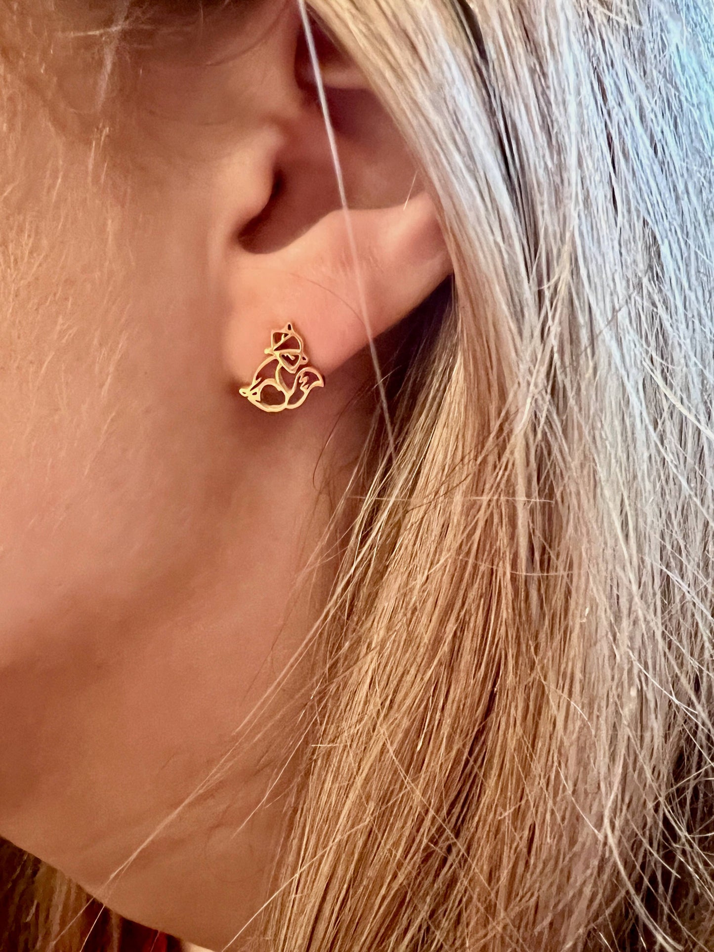 Fox Stud Earrings
