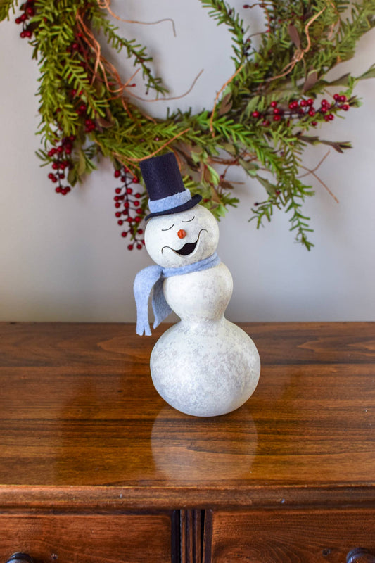 Gourd:  Mr. Frostworth Snowman