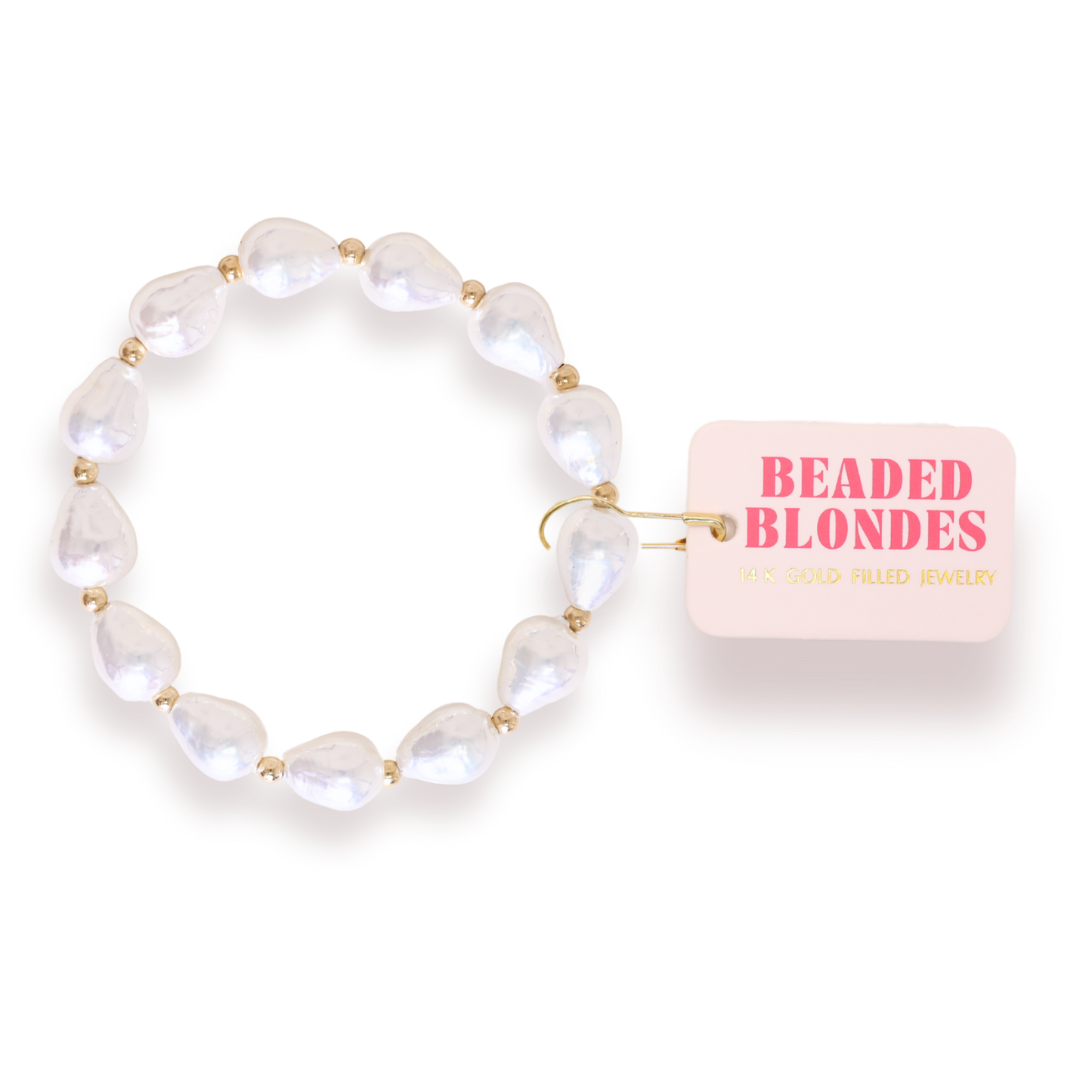 Bracelet - Pearl/Gold Saylor