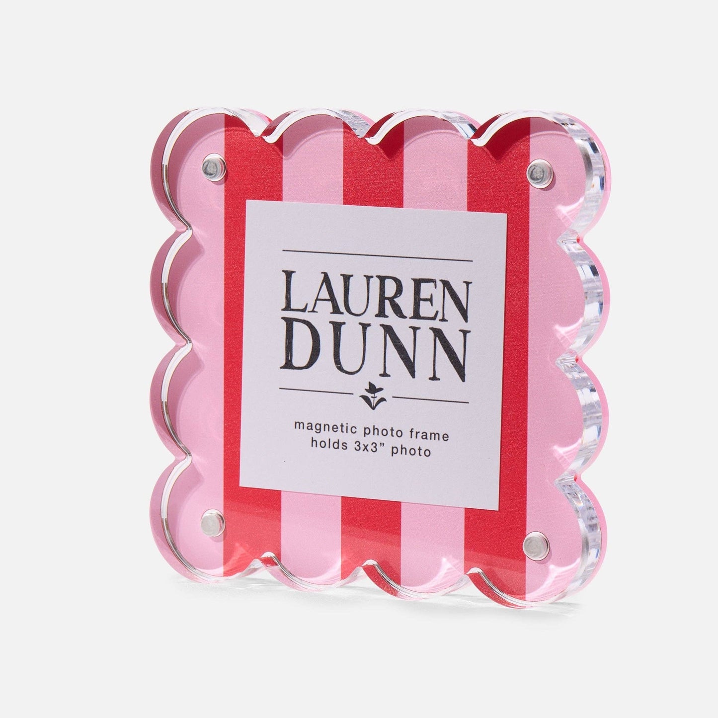 Frame - Acrylic Scalloped - Pink Punch