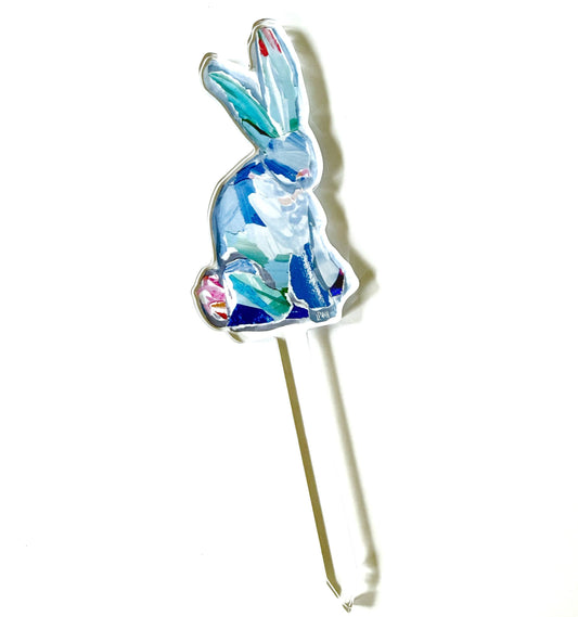 Acrylic Pick - Bunny - Blue
