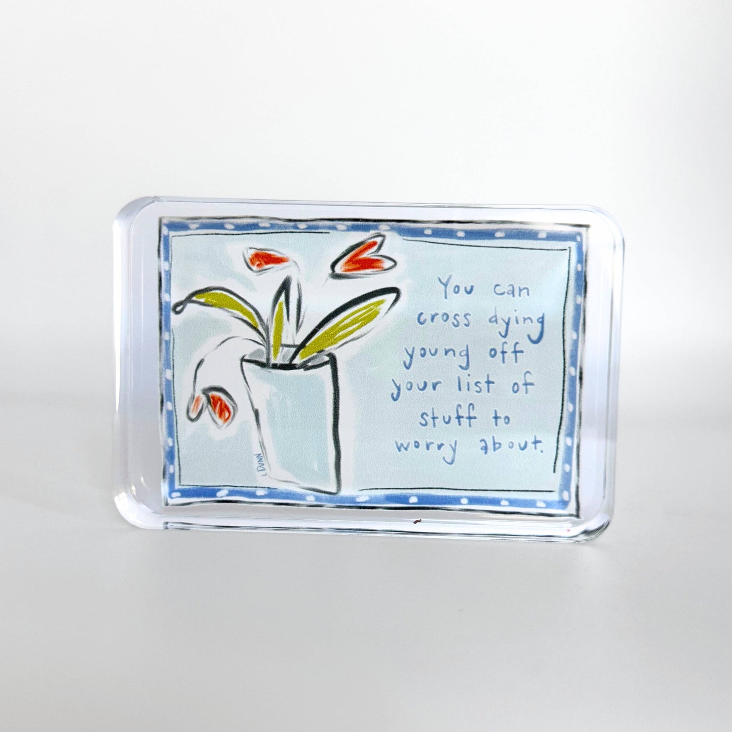Acrylic Funny Block - Not a Worry