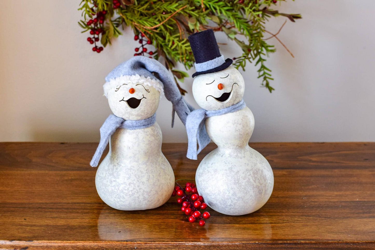 Gourd:  Mr. Frostworth Snowman