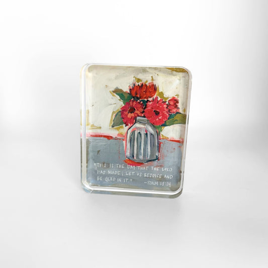 Acrylic Scripture Block - Psalm 118:24