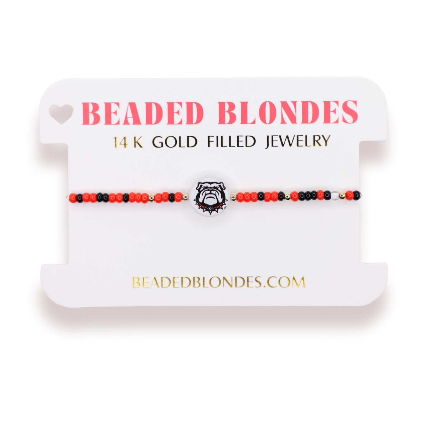 Bracelet - Collegiate+Georgia Flip Bead