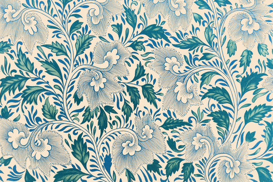 Paper Placemats - Florentine Blue