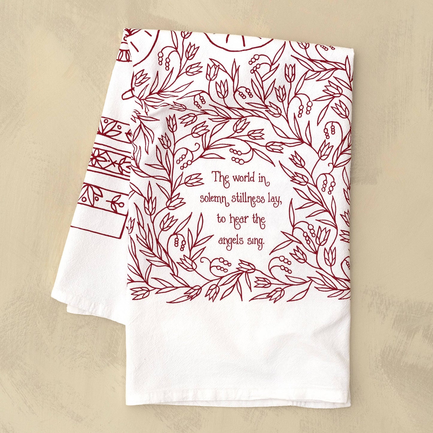 Hymn Tea Towel:  Hark! The Herald Angels Sing