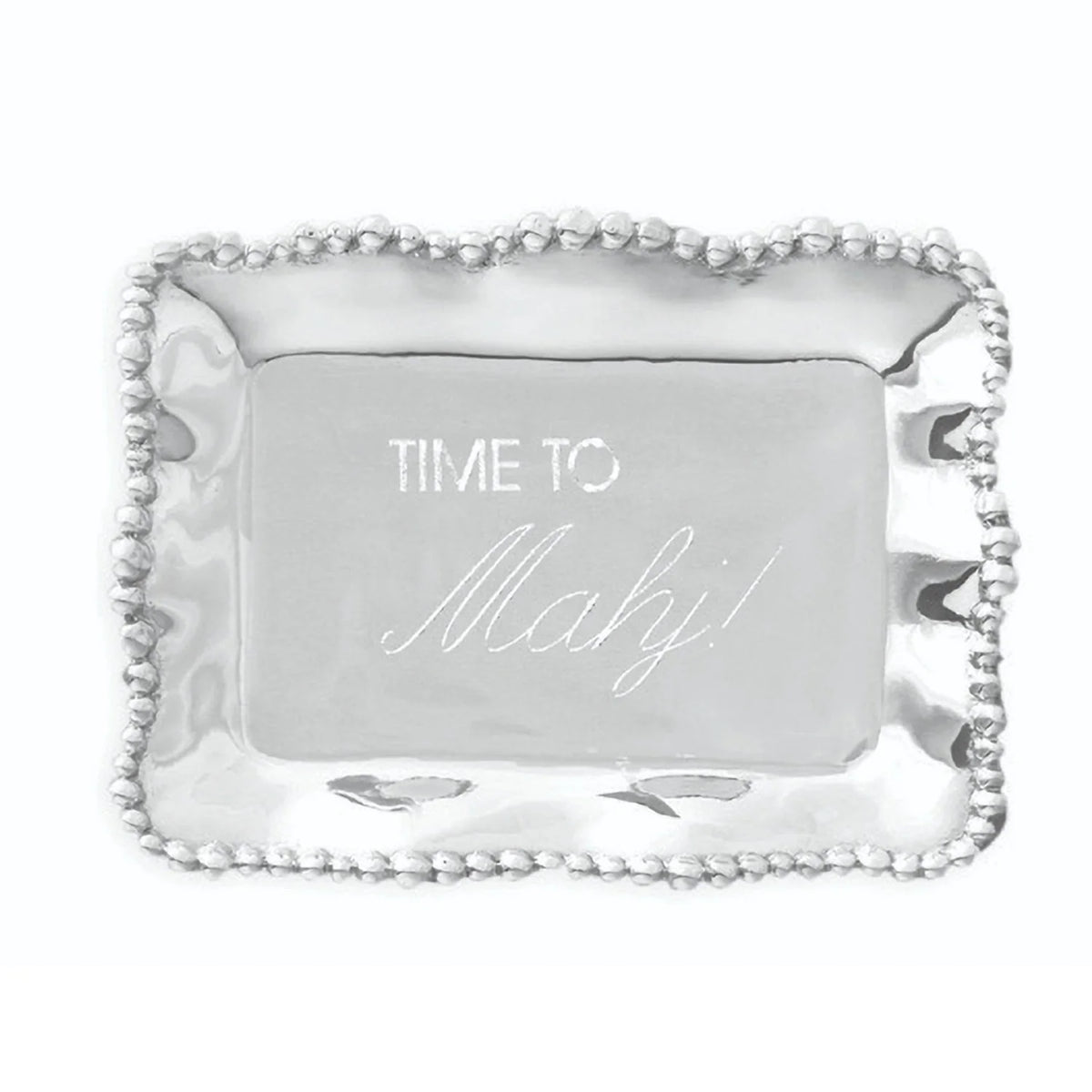 Tray - Mini Engraved "Time to Mahj"