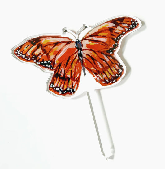 Acrylic Pick - Butterfly - Monarch