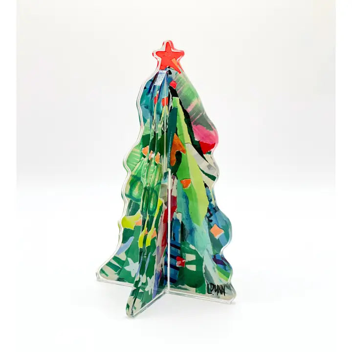 Acrylic Tree:  3-D Christmas Tree - Assorted