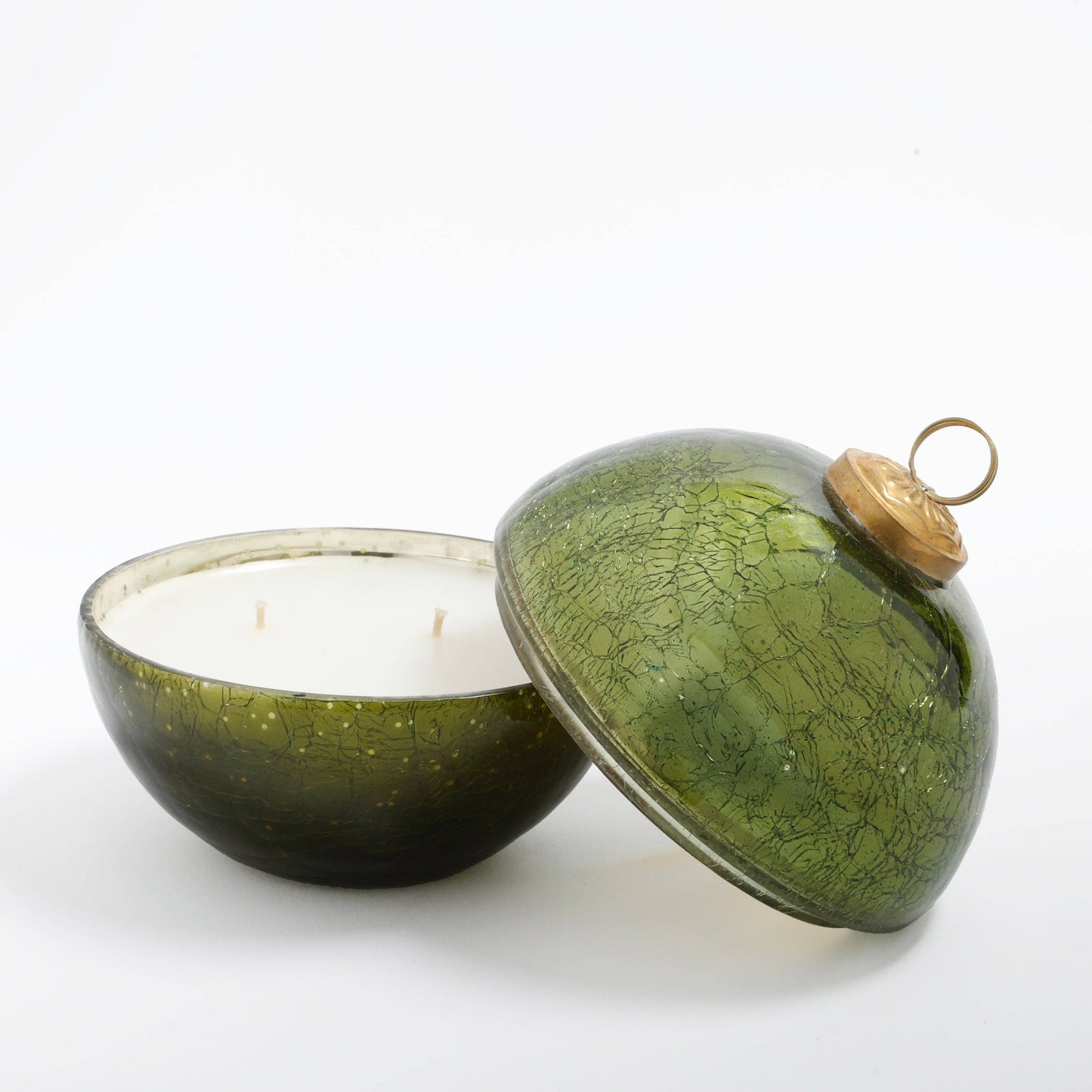 Noble Fir Scent - Glass Ornament Candle