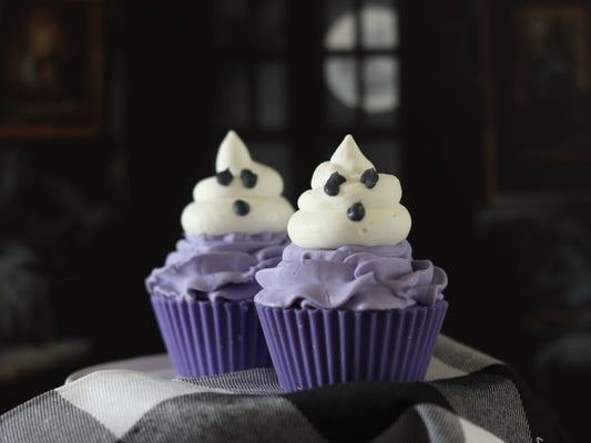 Ghostly Cupcake Halloween Soap